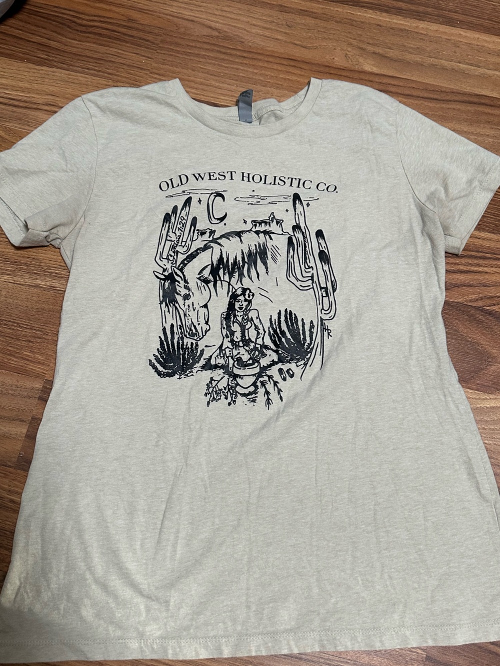 Next Level Apparel XL  Graphic Tee with Black Western Print